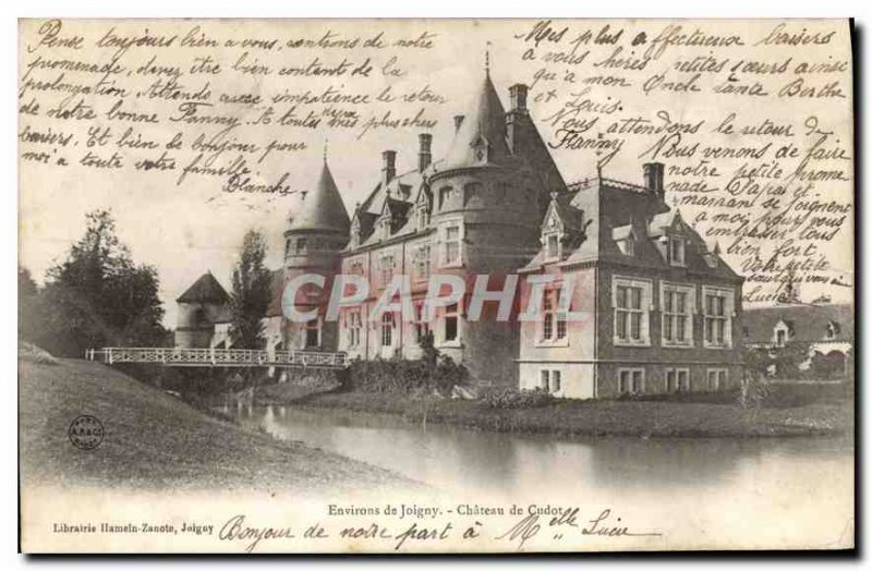 Postcard Old Surroundings Joigny Chateau Cudot