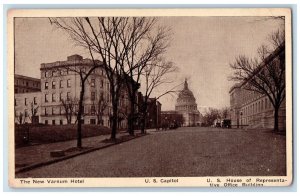 c910 New Varnum Hotel US Capitol House Representative Office Building Postcard 