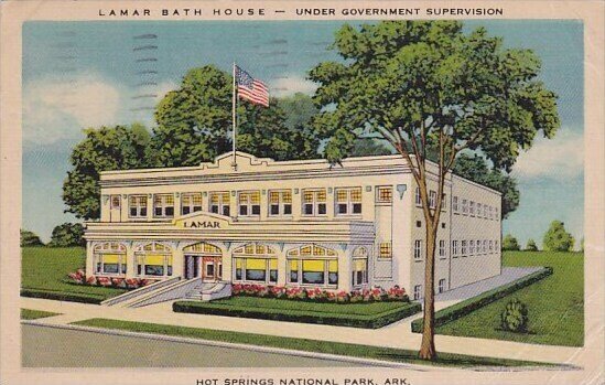 Lamar Bath House Under Government Supervision Hot Springs National Park Arkan...