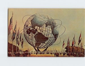 Postcard Unisphere New York World's Fair 1964-65 Queens NYC NY USA North America