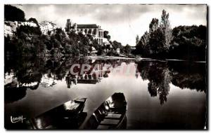 Old Postcard The Cathedral Lavaur Saint Alain view from the banks of the & # ...