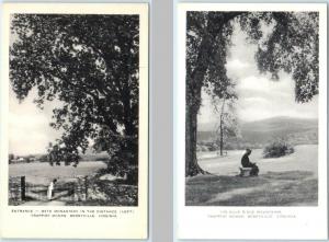 2 Postcards BERRYVILLE, VA ~ TRAPPIST MONKS Montastery Blue Ridge Mountains