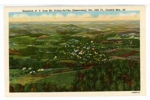 NY - Catskills, Stamford. View from Mt. Ut-Say-An-Tha Observatory