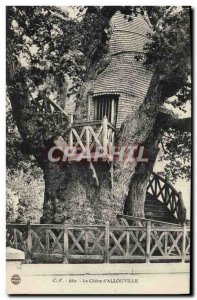 Postcard Old Oak Tree The d & # 39Allouville