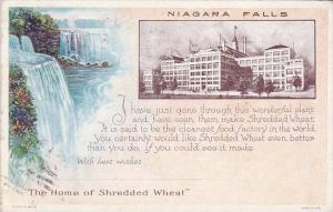 New York Niagara Falls The Home Of Shredded Wheat 1930