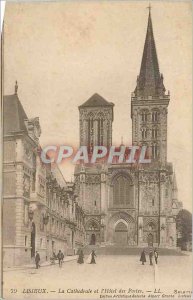 Old Postcard Lisieux The Cathedral and the Hotel des Postes