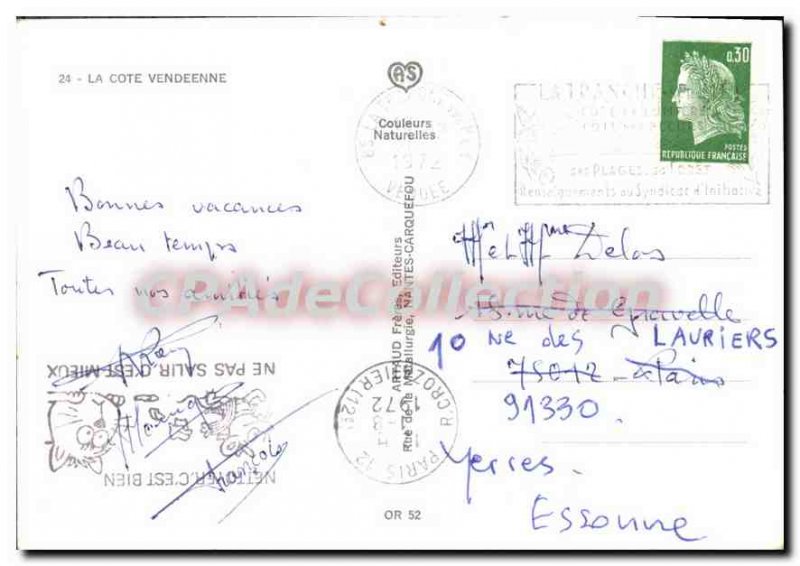 Modern Postcard La Cote Vendeenne