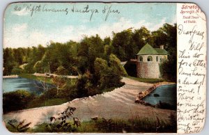 1906 Trask Tower At Yaddo Saratoga Springs New York NY Trail Posted Postcard