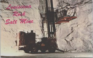 Louisiana Rock Salt Mine Vintage Postcard C148