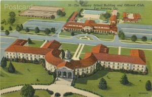 Military, GA, Fort Benning, Georgia, Infantry School Building, Officers' Club