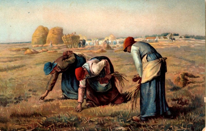 France - The Gleaners collecting Millet - c1908