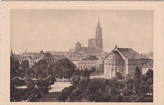 France Strasbourg Vue prise de la Place de la Republique