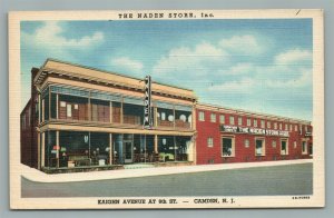 CAMDEN NJ NADEN STORE VINTAGE POSTCARD