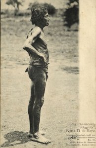 argentina, CHACO, Indio Chamacoco, Mággiota, Native Indian Male (1900s)