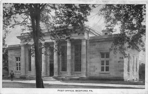 Bedford Pennsylvania 1920s Postcard Post Office Building