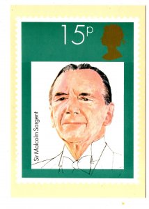 Sir Malcolm Sargent Stamp, UK Post Office Picture Series, Music 1980