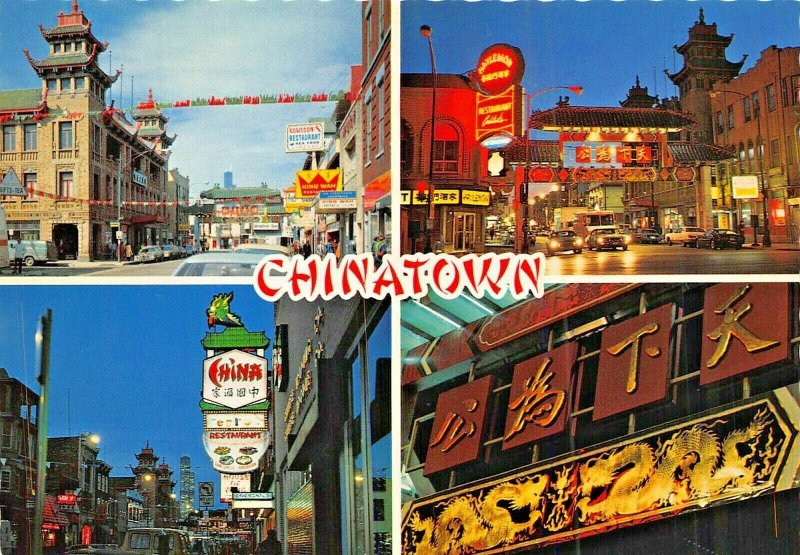 CHICAGO ILLINOIS~CHINATOWN~LOT OF 2 POSTCARDS