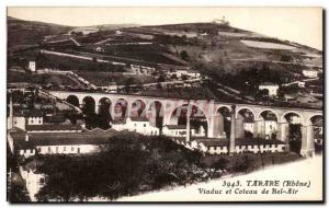 Old Postcard Tarare Viaduct and Bel Air Coteau