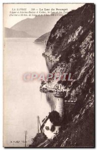 Aix les Bains - Lake Bourget - Railway has Culoz Lake - Old Postcard