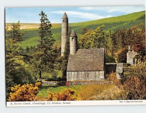 Postcard St. Kevin's Church, Glendalough, Ireland