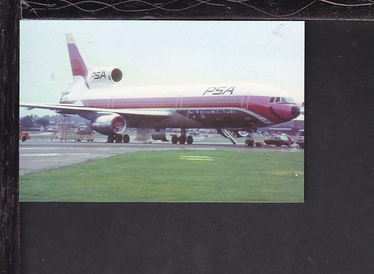 Pacific Southwest Lockheed L1011 Postcard 