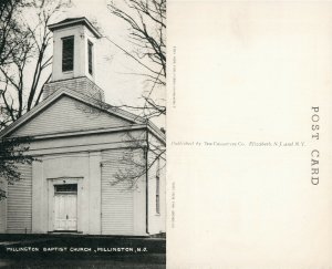 MILLINGTON N.J. BAPTIST CHURCH ANTIQUE POSTCARD