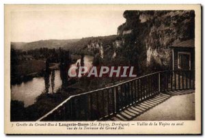 Old Postcard Grotte du Grand Roc Laugerie Lower Valley of the Vezere downstre...