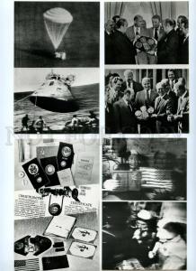 133540 USSR SPACE PROPAGANDA ApolloSoyuz SET of 15 old PHOTO