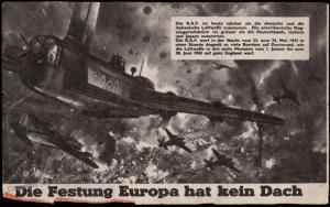 Anti-Nazi Fortress Europe Has No Roof Allied Propaganda Feldpost Leaflet 82627