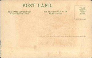 Christmas Angel Visits Cross Crucifixion Christianity c1910 Vintage Postcard