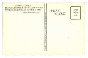 TX - Conroe. Conroe Volunteer Fire Dept., Engine #4, 1958 Mack