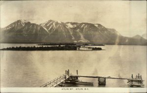 Atlin NC British Columbia Steamer Boat c1920s Real Photo Postcard