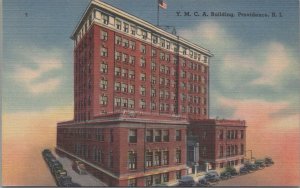 Postcard YMCA Building Providence RI Rhode Island