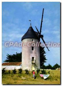Postcard Old Noirmoutier An Old mill of Gueriniere