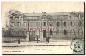Old Postcard Melun Courthouse