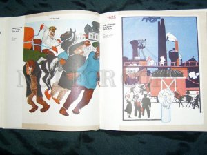 104351 USSR AVANT-GARDE DEYNEKA Old LARGE BOOK 