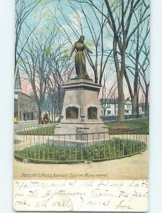 Pre-1907 MONUMENT Haverhill Massachusetts MA A2202