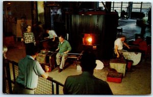 Postcard - Making Of Steuben Glass, Corning Glass Center - Corning, New York