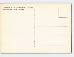 Postcard Memories of Café Bauer, Garmisch-Partenkirchen, Germany