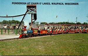 Miniature Train Ponderosa At Chain O' Lakes Waupaca Wisconsin