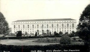 Real photo, State Bldg. - San Francisco, CA