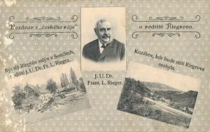 Czech Republic - Pozdrav z Ceského ráje a rodiste Riegrova Semily Postcard 02.80