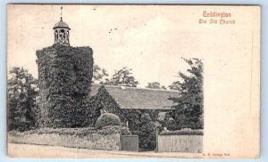 TEDDINGTON The Old Church England London UK 1904 Postcard