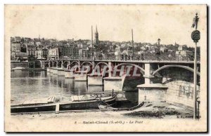 Postcard Old Saint Cloud Park Bridge