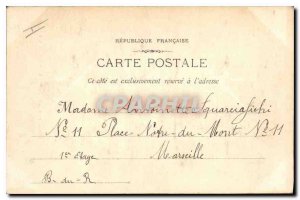 Old Postcard Roquefavour Route Aix