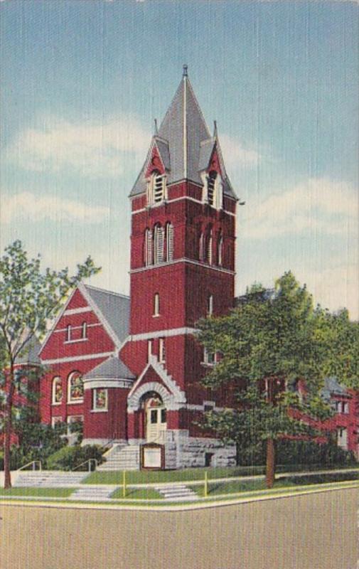 Illinois Peoria First Presbyterian Church Curteich