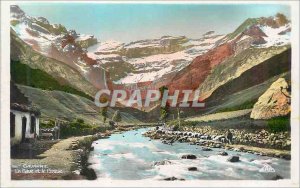 Postcard Modern Gave Gavarnie and Cirque