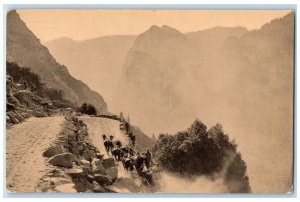 c1910's Yosemite From Oak Flat Road Scene Yosemite Valley California CA Postcard