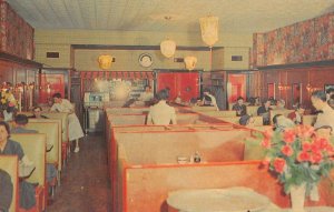 Rutland Vermont Kong Chow Chinese Restaurant Jukebox Vintage Postcard AA47894