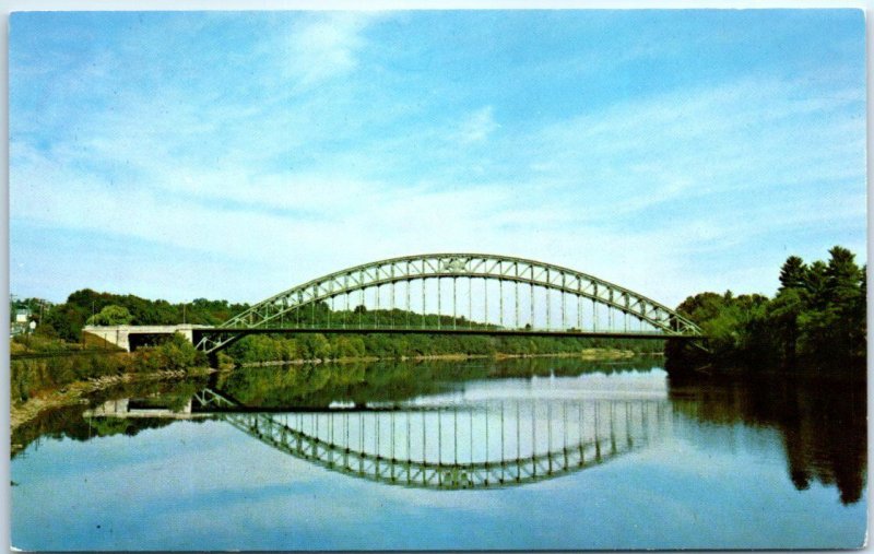 M-42605 Tyngsboro Bridge over Merrimack River Tyngsboro Massachusetts USA